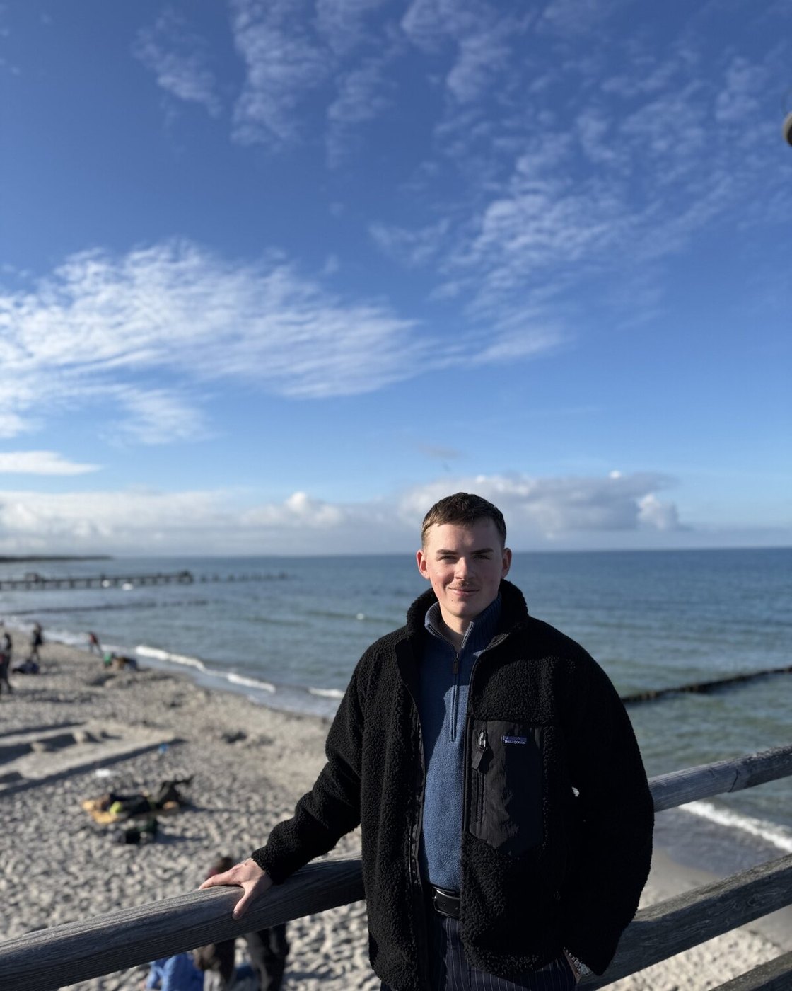 Lukas Seiler, Webdesigner aus Thüringen, an der Ostsee