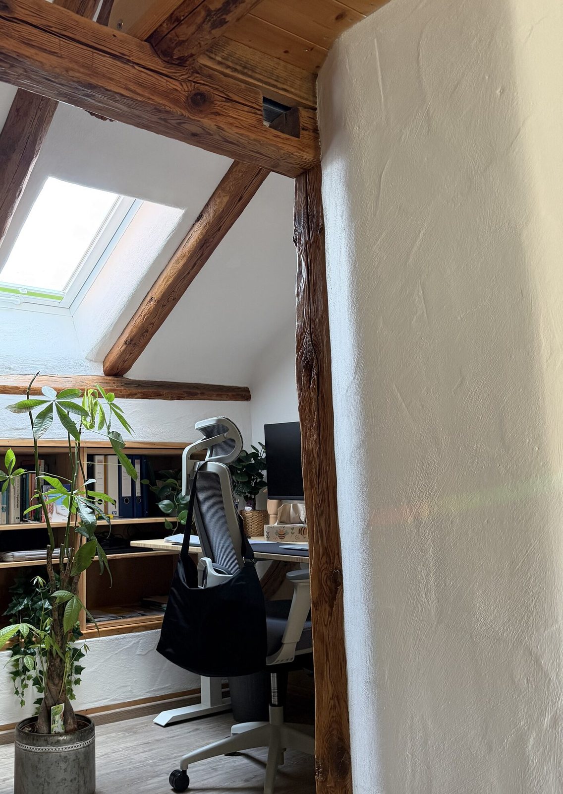 Mein Arbeitsplatz im Fachwerkhaus